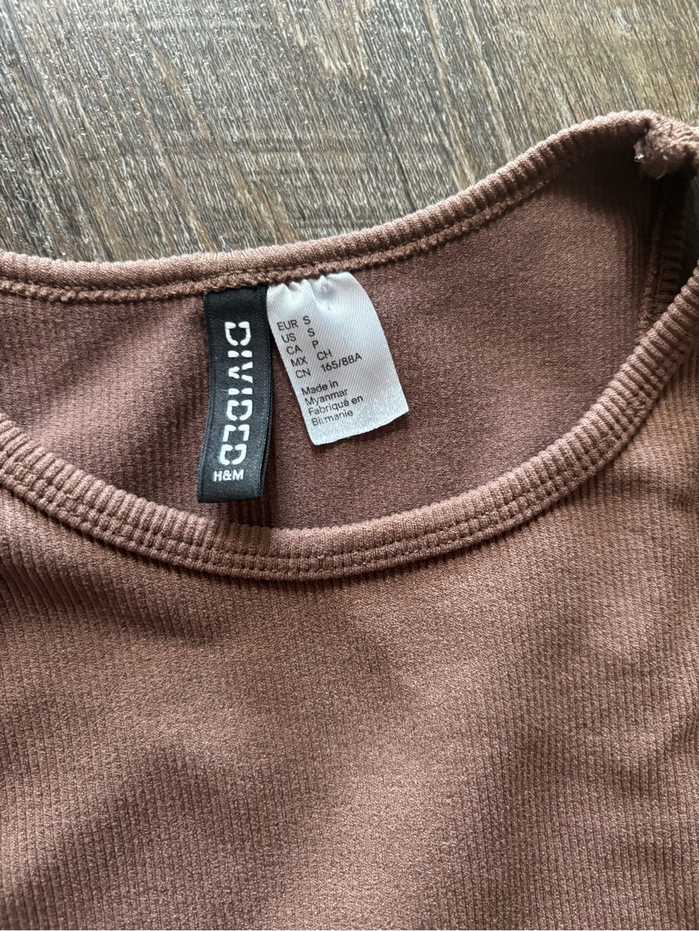H&M Turquoise Ribbed Crop Tee - Kids - Picture 3 of 4
